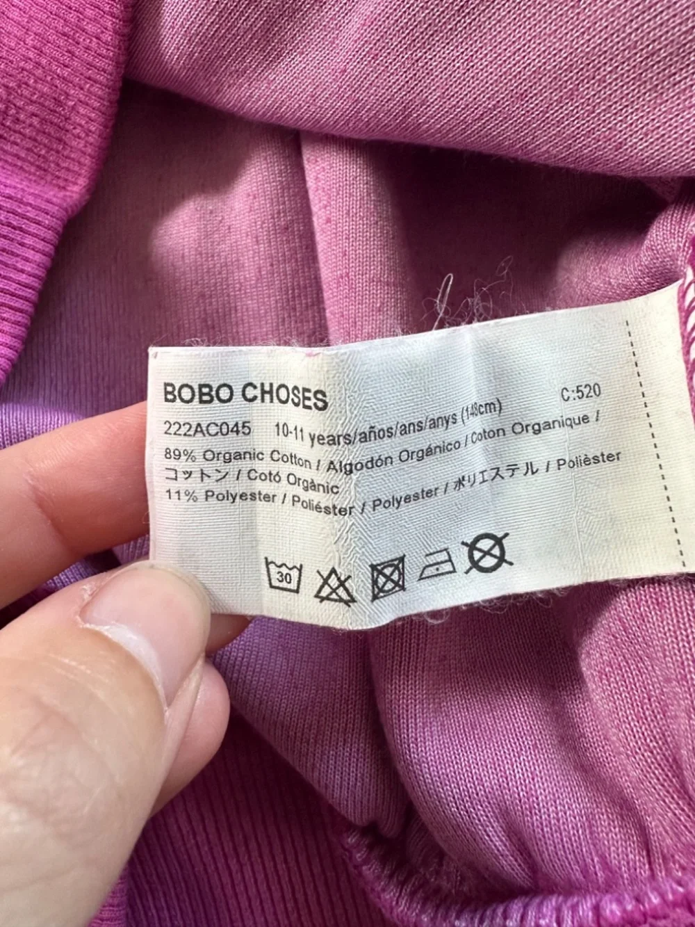 BOBO CHOSES Girls Terry Cloth Velour Organic Cotton Skirt Sweatsuit Set 10-11Y